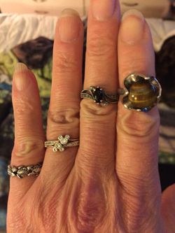 Sterling silver rings