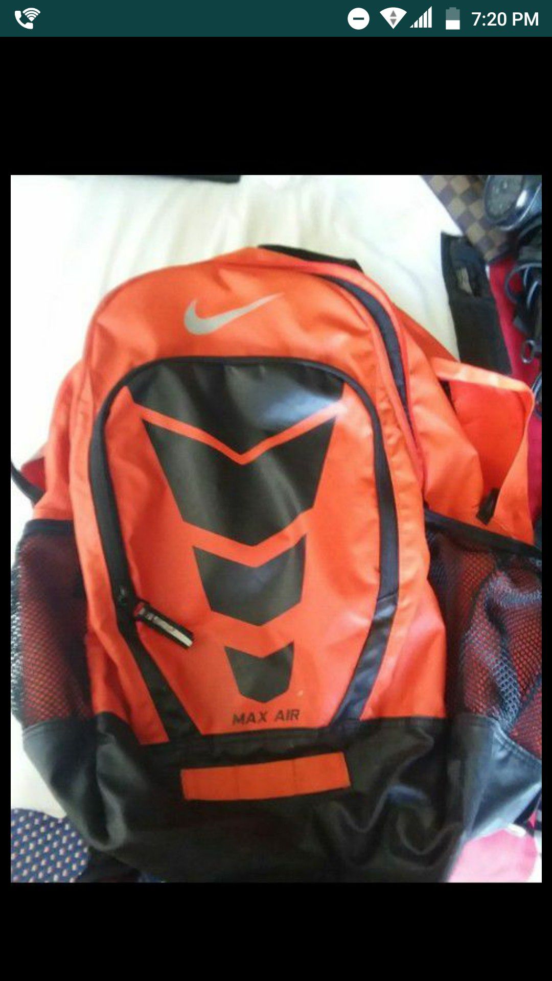 Nike air Max back pack asking 90.00 obo or for trade also lmk ASAP