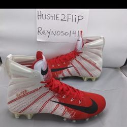 Nike Vapor Untouchable 3 Elite Flyknit Football Cleats AO3006-160 Mens Size 13