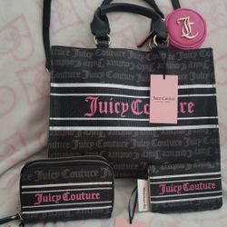 Juicy Couture New Fashion Statement Tote Trio