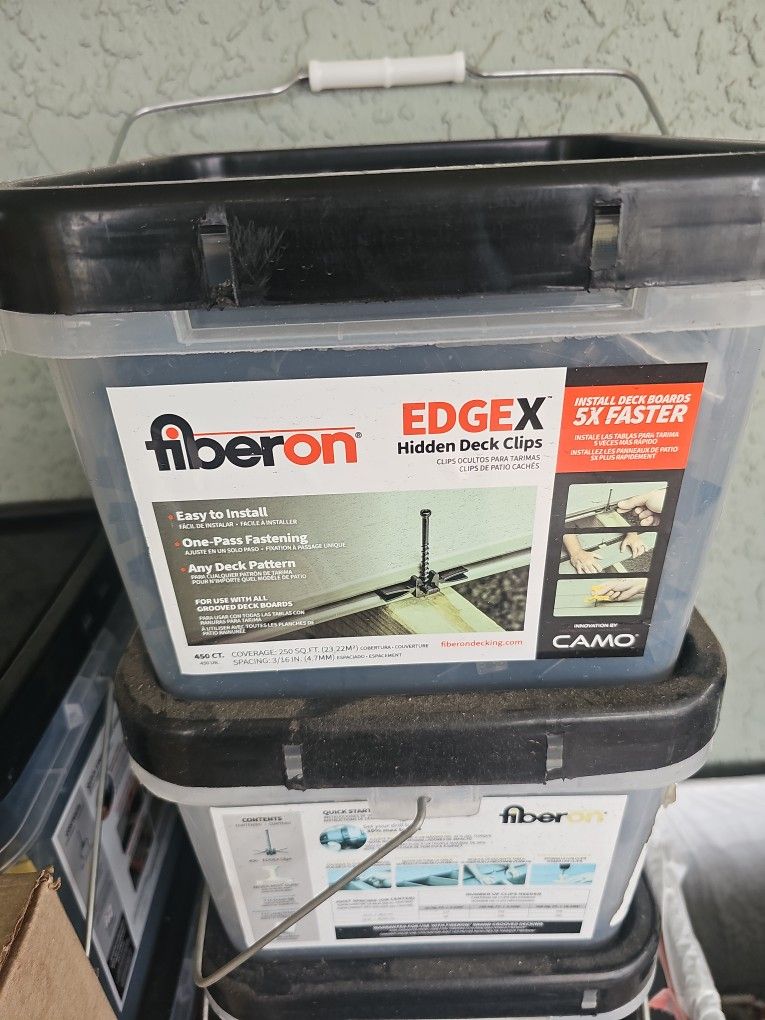 Hidden Fastener Decking  Fiberon  and Trex