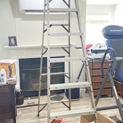 Husky 8 foot aluminum A-frame ladder