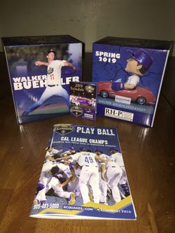 Walker Buehler BUEHLER'S DAY OFF FERRARI 4/19/19 Rancho Quakes Bobblehead SGA