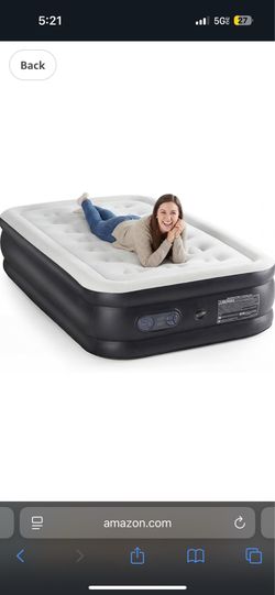 Twin inflatable mattress