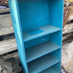 Wooden Bookshelf About 5 Foot Tall