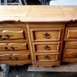 Vintage Wood Dresser