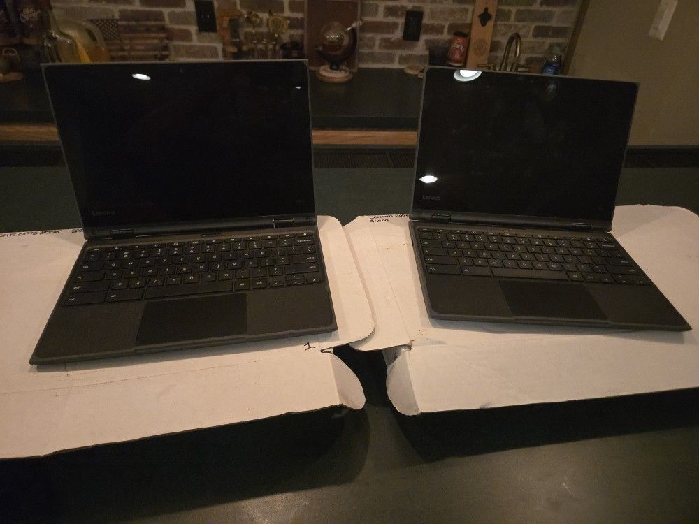 2 Chromebook BUNDLE! *DEAL* (Lenovo 500e, Model 81ES) Intel Celeron

N3450 @ 1.1 GHz, 32GB eMMC Storage