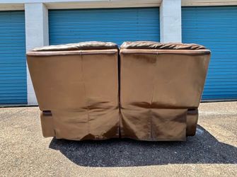 Leather couch