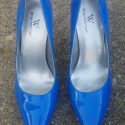 Womens Worthington Blue high heel shoes