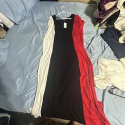 Red black and white Lane Bryant dress size 18 to 20 women’s