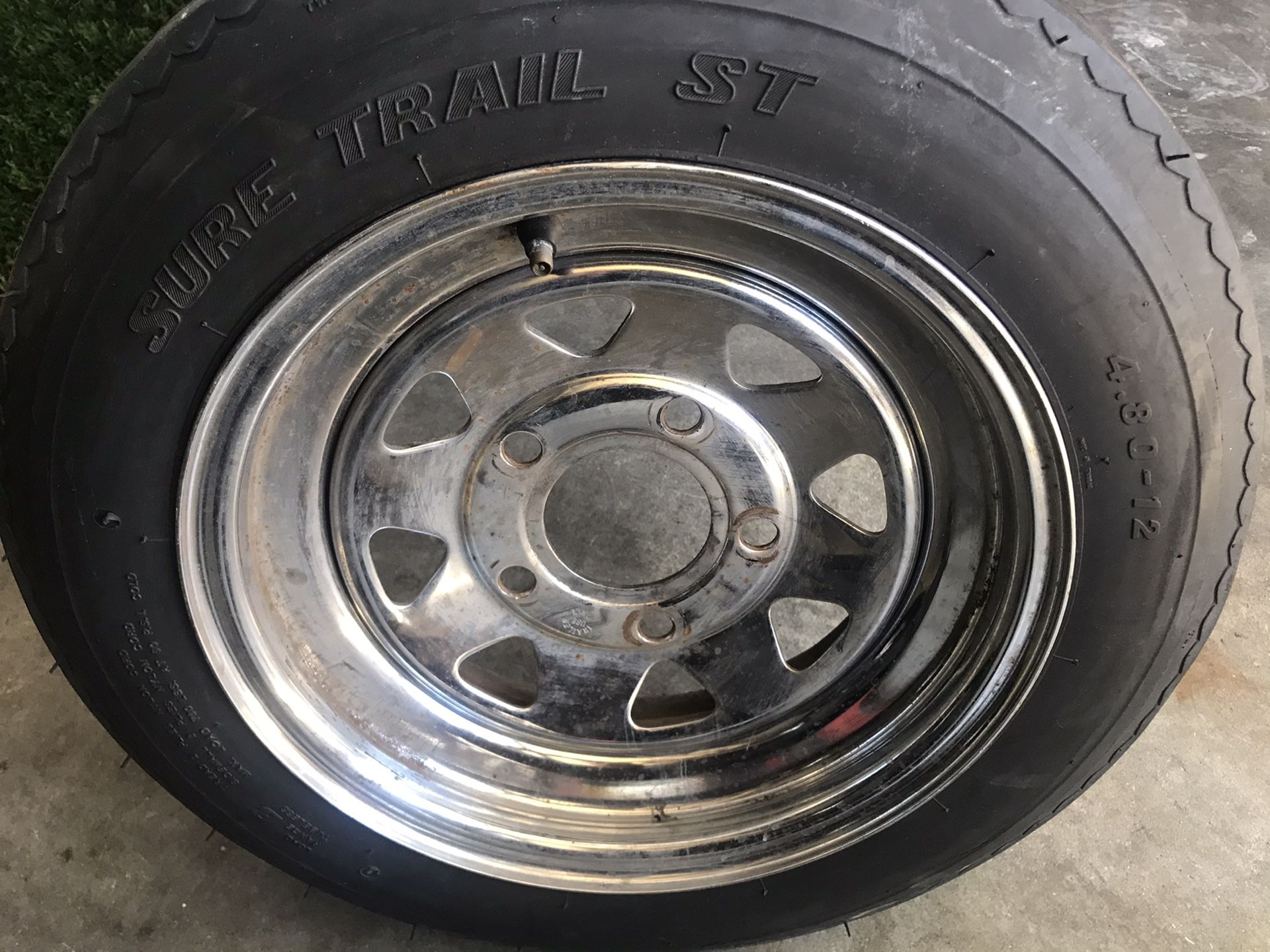 12 inch trailer spare tire