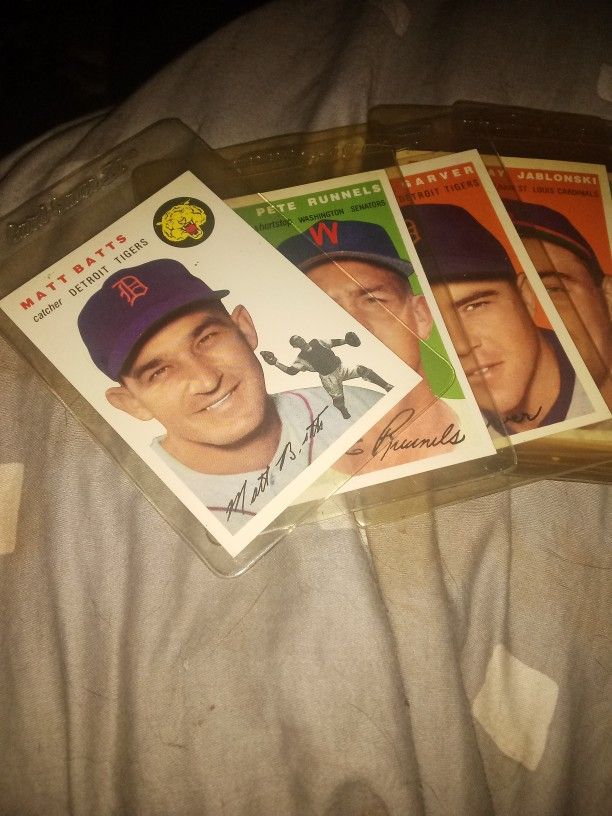 15 Mint Condition 1953 To 1954 Topps Baseball Cards