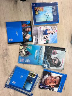 Padi Diving Recreational books