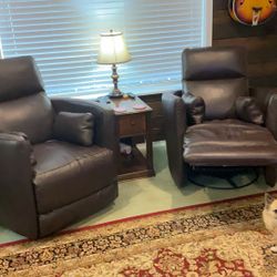 Barrel Chairs Swivel Gliding Recliners