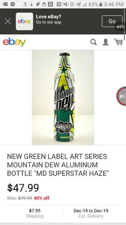 Rare 2007 New 16oz Mountain Dew Grafitti Limited Edition Green Label Arts Collectors Bottles For Sale In Burleson Tx Offerup
