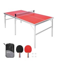 GoSports Mid-Size Table Tennis Game Set