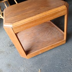 Oak End Table