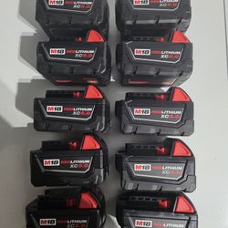 Milwaukee M18 Batteries 