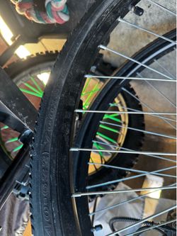 Bike tires and seat