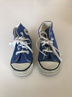 Converse Blue toddler/child size 4 1/2