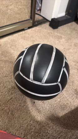 Black and Silver Volleyball