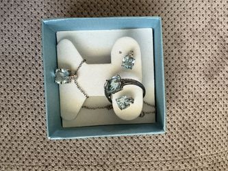 Light Blue Aquamarine Set