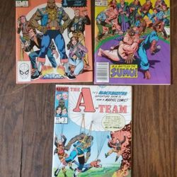 Ateam Marvel Comic 80s 1-3