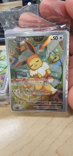 Sealed Pokémon Eevee SVP 173 Promo Holo Card