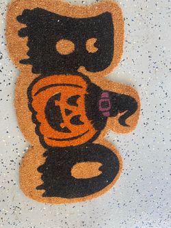 Halloween Pumpkin Doormat