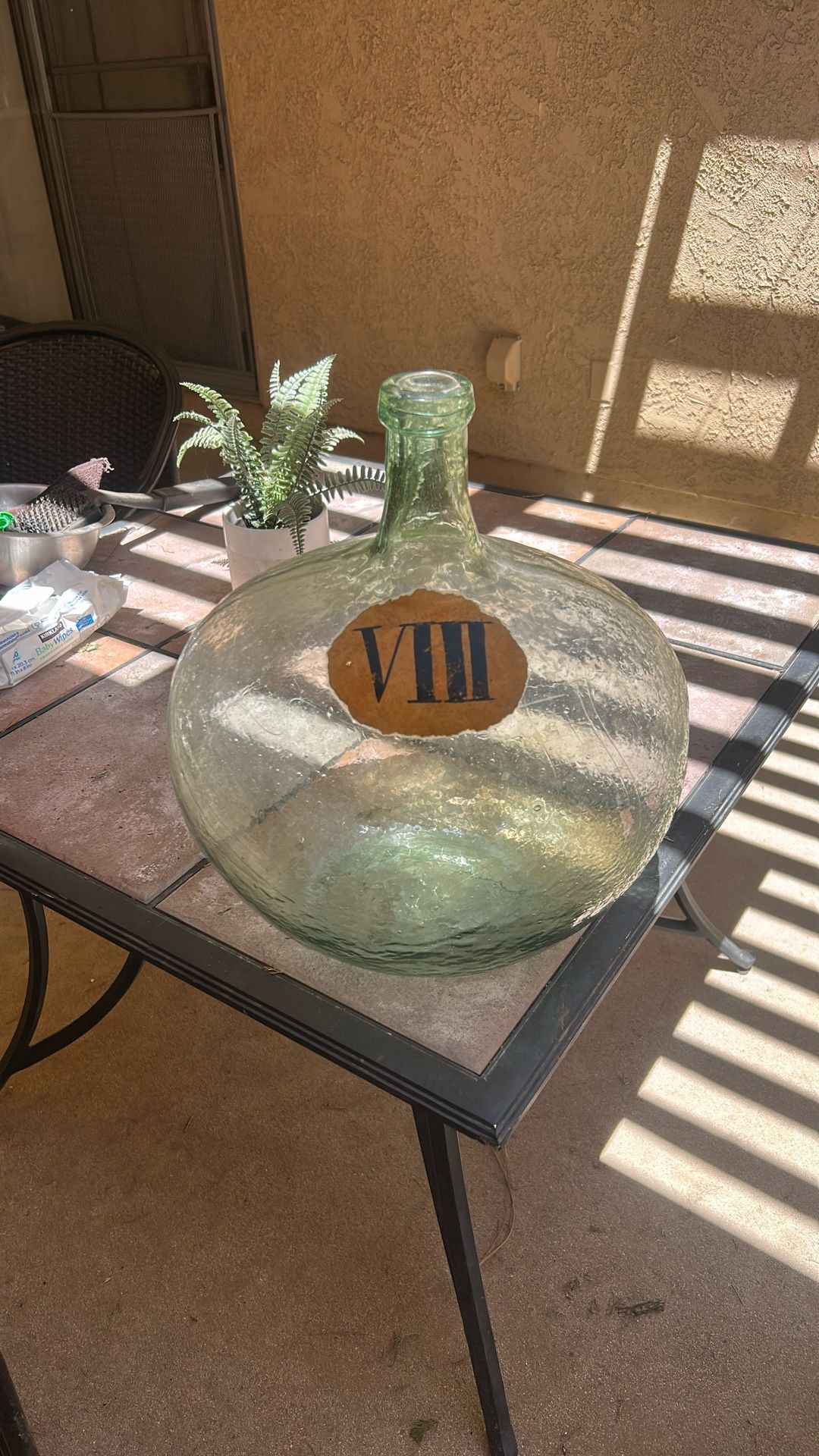 Antique Spanish Wine Bottle
