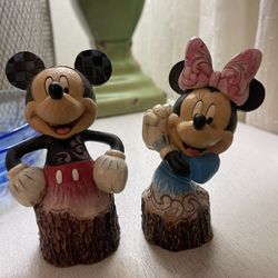 Disney Traditions Carved by Heart Mickey & Minnie (RARE)Jim Shore