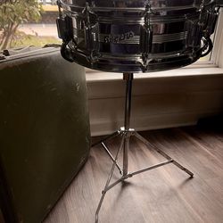 Vintage 1960s Roger’s Dynasonic 14x5 Snare Drum - Chrome w/ Case and Stand