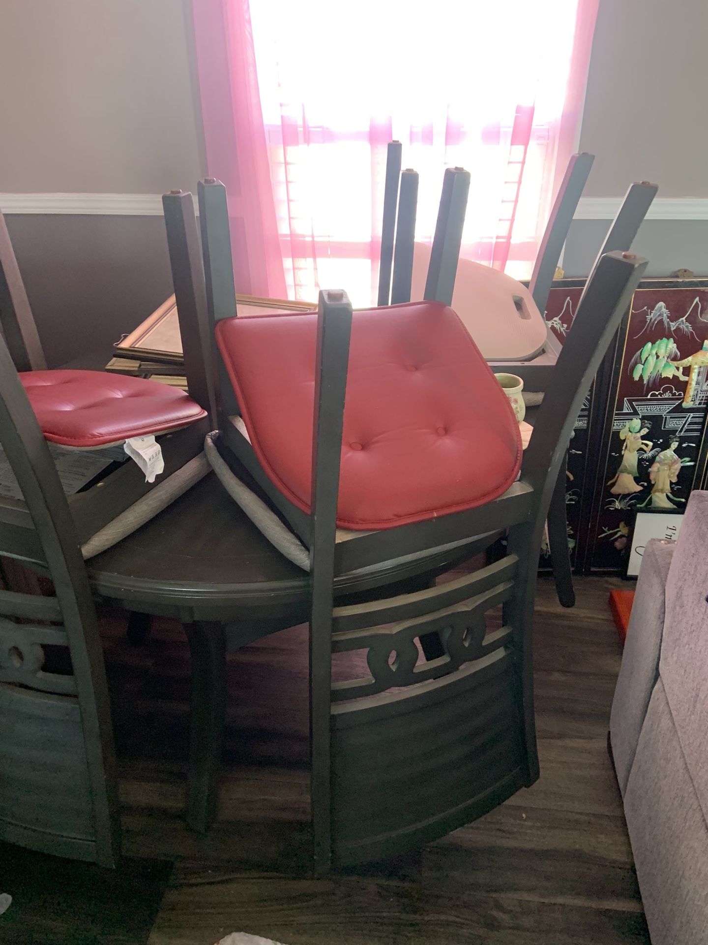 wooden kitchen table 