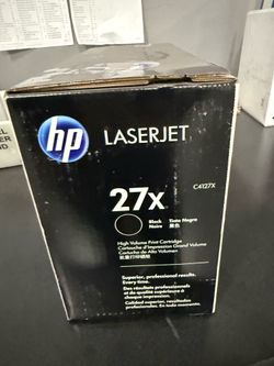 Genuine HP 27X C4127X Black Toner Cartridge Sealed OEM