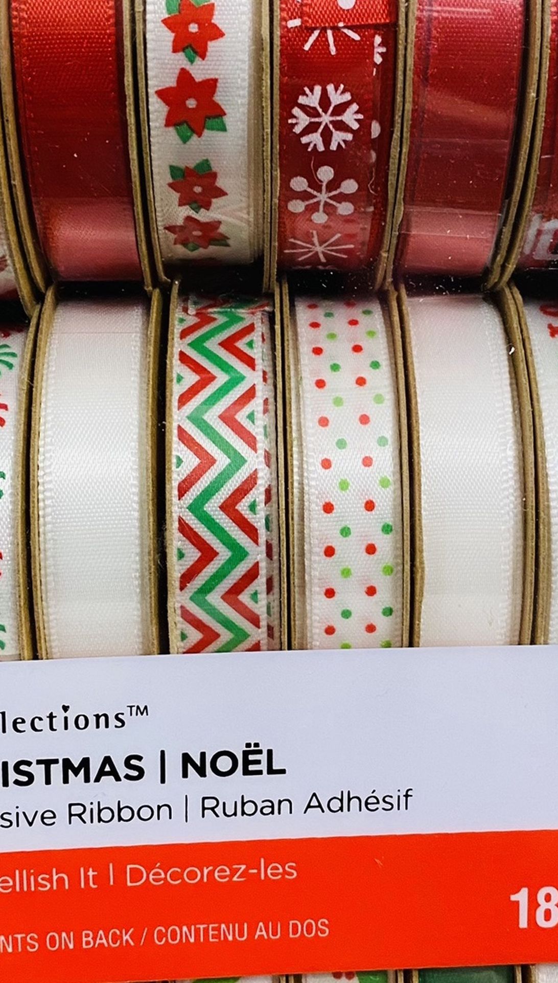 Christmas Ribbon 18-Piece Pack