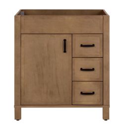 Decorators Collection Winsome 30 in. Freestanding Bath Vanity Cabinet without Top in Sand