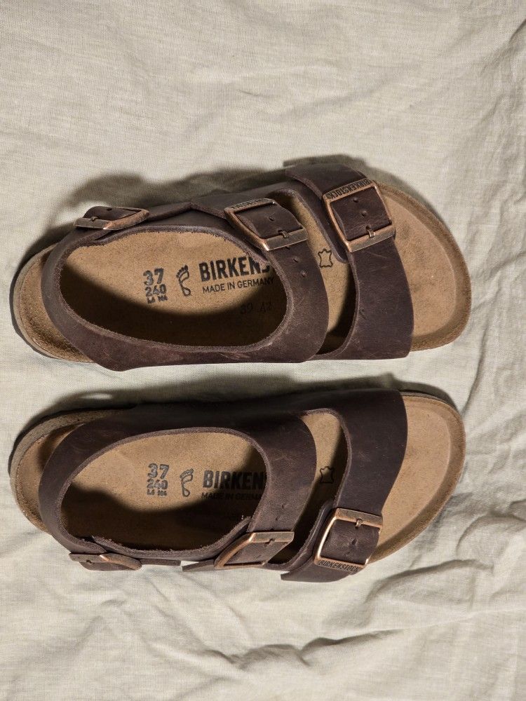New Birkenstock Milano Sz 37 Uk, 6-6.5 US. Regular/wide