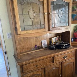 old school curio cabinet just needs some tender loving carem