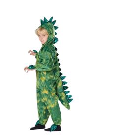 Kid's T-Rex Jumpsuit 3D Tail Costume, M