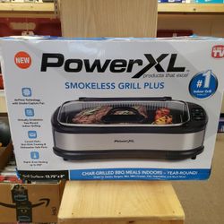 NEW Power XL Indoor Smokeless Grill Plus 