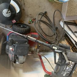 Pressure washer Honda engine with accessories