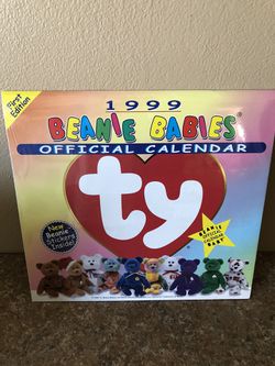 1999 Beanie Babies 1st Edition Calendar
