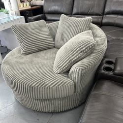 Plush S.  W. I. V. E. L.  Chairs Available, Same Day Delivery