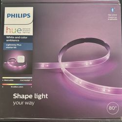 Philips Hue 6.6 ft. LED Smart Outdoor Color Changing Strip Light