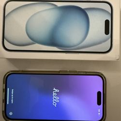 iPhone 15 256GB In blue, Like New Condition 