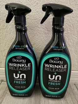 Downy Wrinkle Releaser + Unstopables Fresh Spray 2-Pack