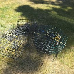 Four Crab Pots