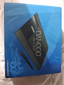 Wacom Bamboo Pen & Touch Digital Drawing Tablet