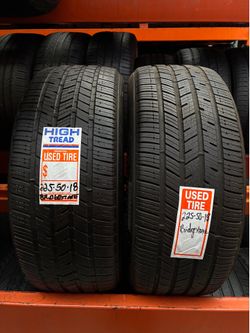 2 Bridgestone Used tires 225/50/18