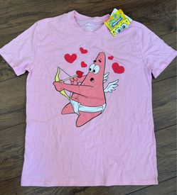 NWT Pink Patrick Star T-Shirt SpongeBob - Size L